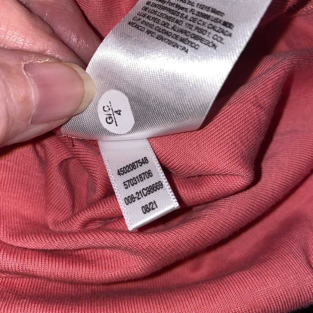 Chico's Pima Sweatshirt with Gold Button Details - Picture 6 of 6